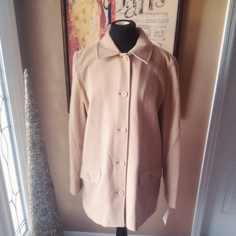 Harve Bernard wool/cashmere long coat